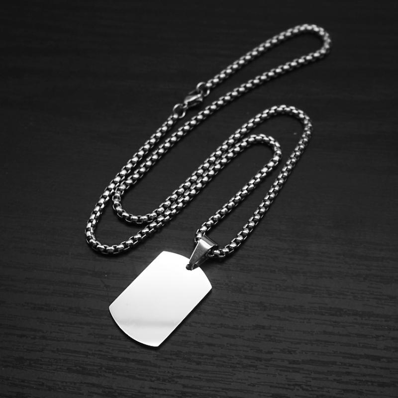 Fang brand small steel color with 3mm60cm square pearl chain