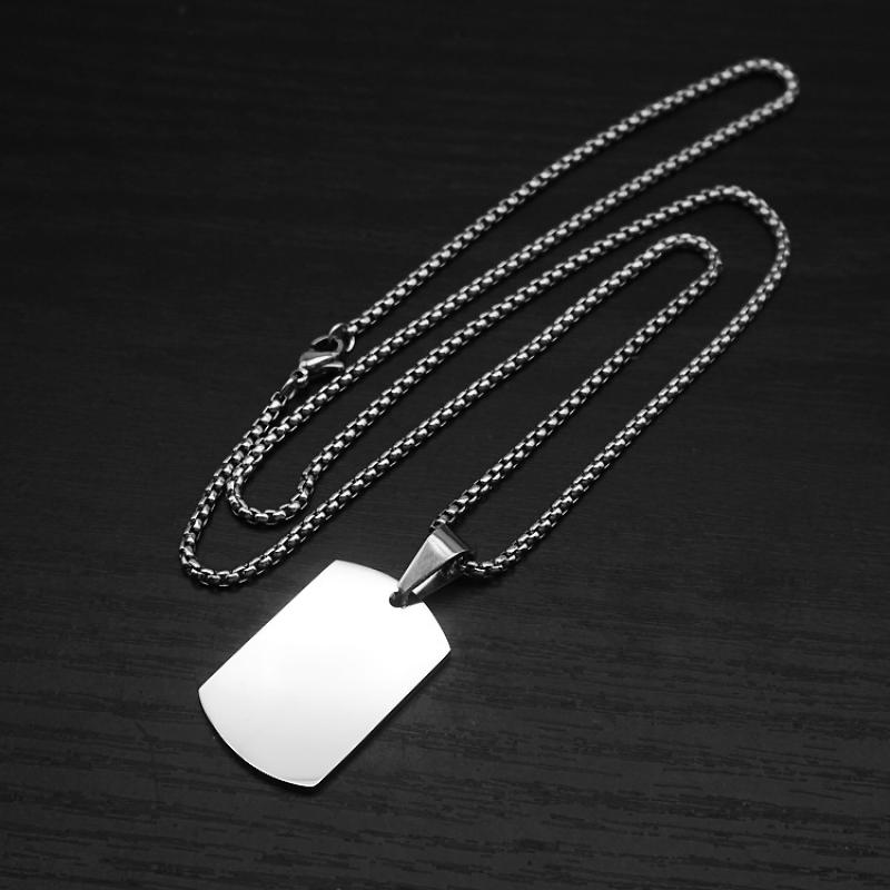 Square brand small steel color with 2mm60cm square pearl chain