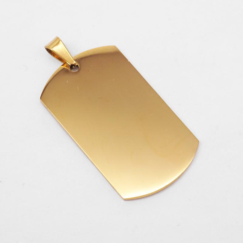 Square brand large gold without chain