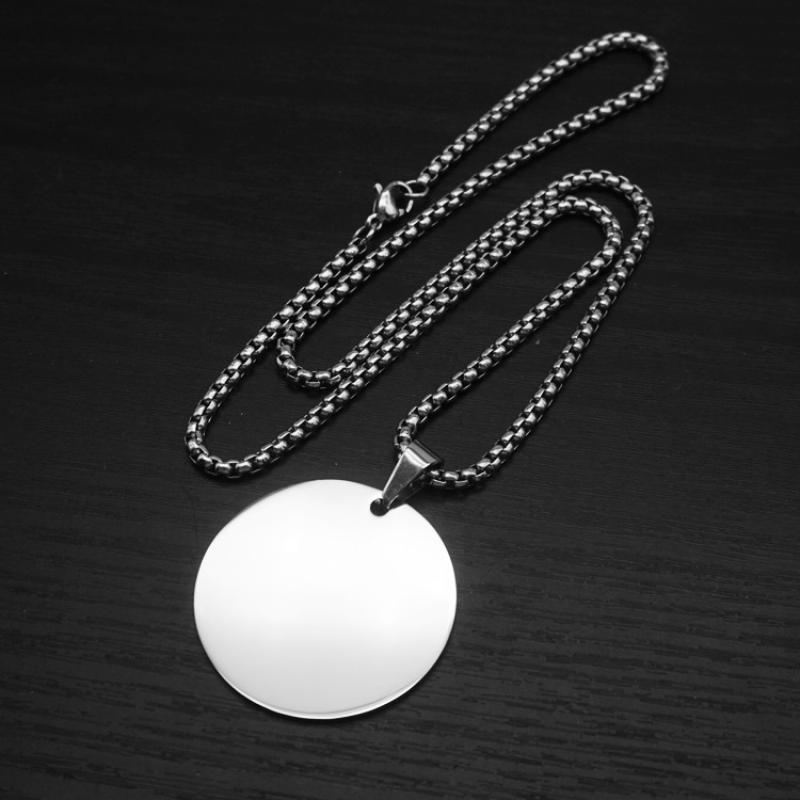 Round steel color with 3mm60cm square pearl chain