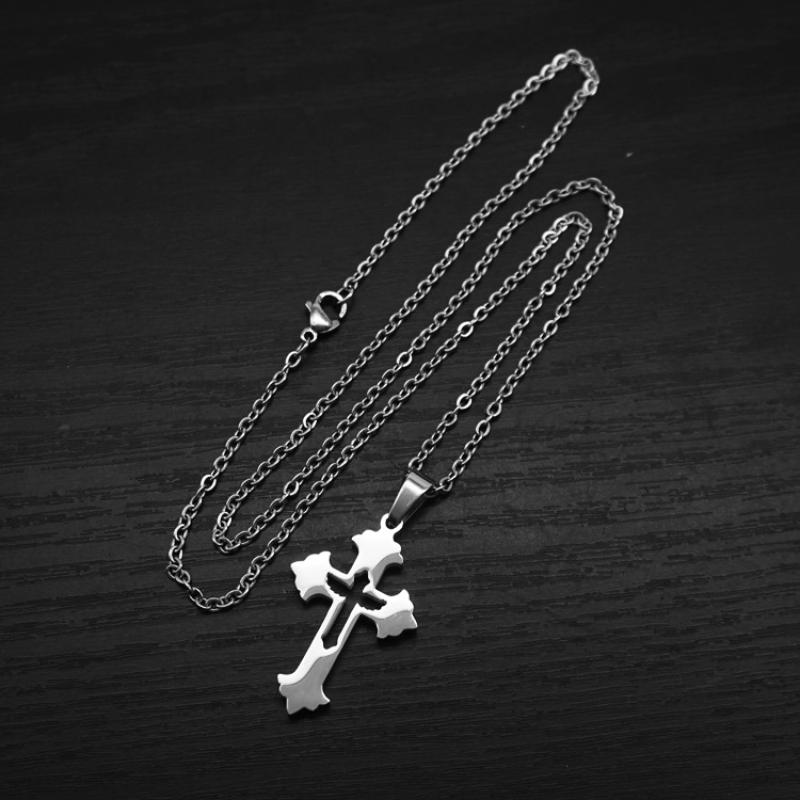 Type a steel color with 2mm50cmo chain