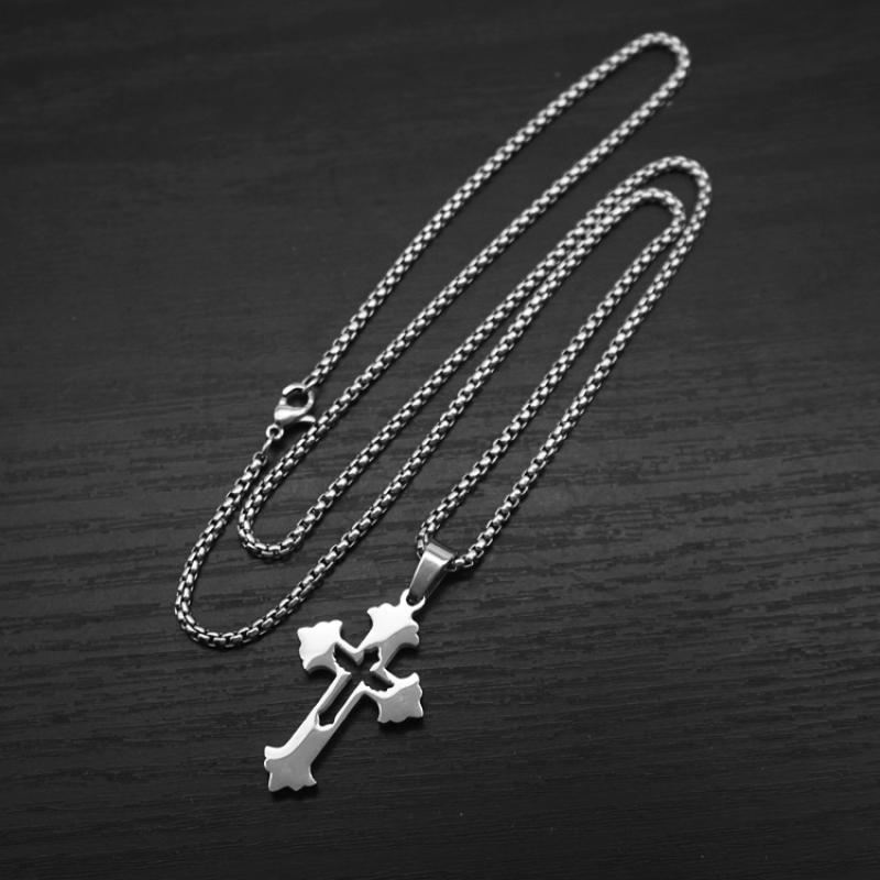 Type a steel color with 2mm55cm square pearl chain