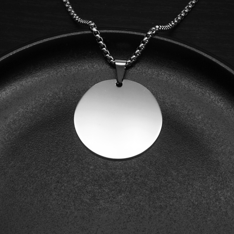 Round steel color without chain