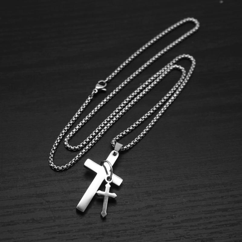 Steel color with 2mm55cm square pearl chain