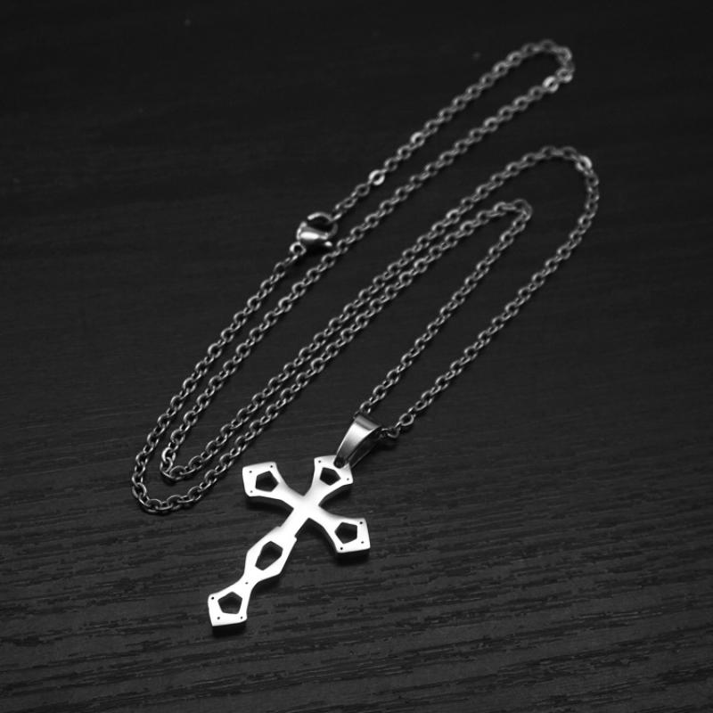 Type a steel color with 2mm50cmo chain