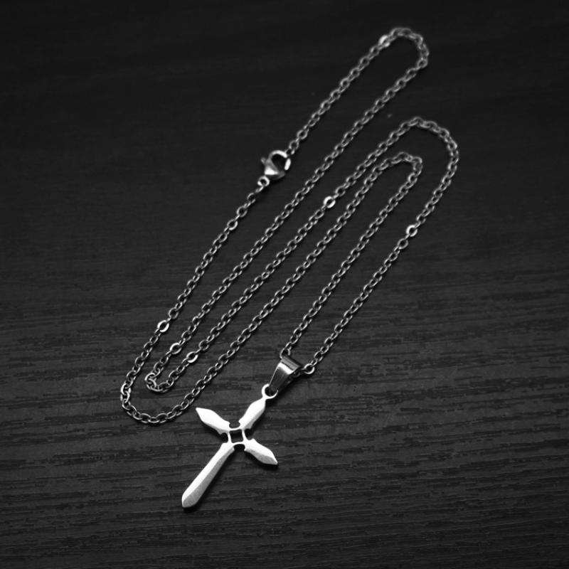 Type b steel color with 2mm50cmo chain