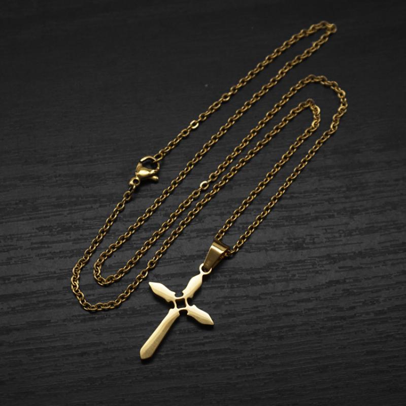 Model b gold with 2mm50cmo chain