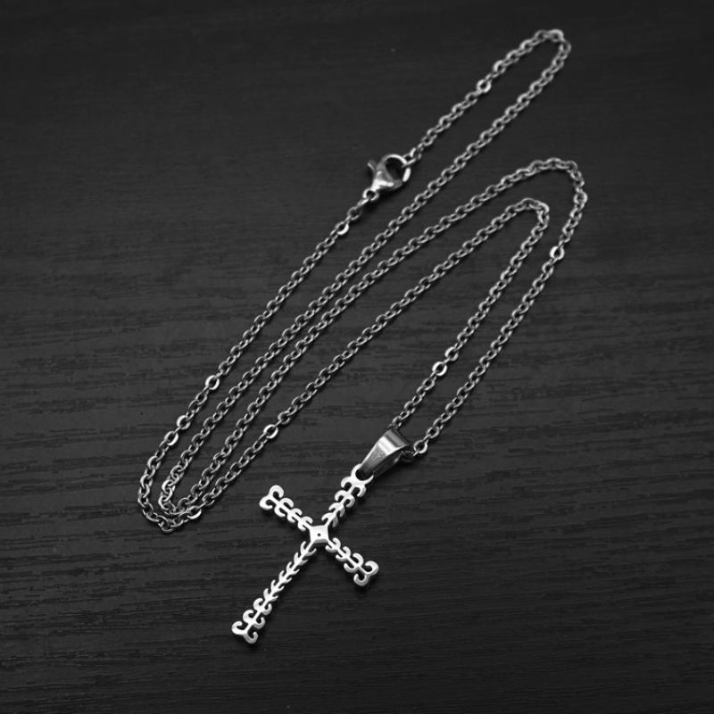 Type a steel color with 2mm50cmo chain