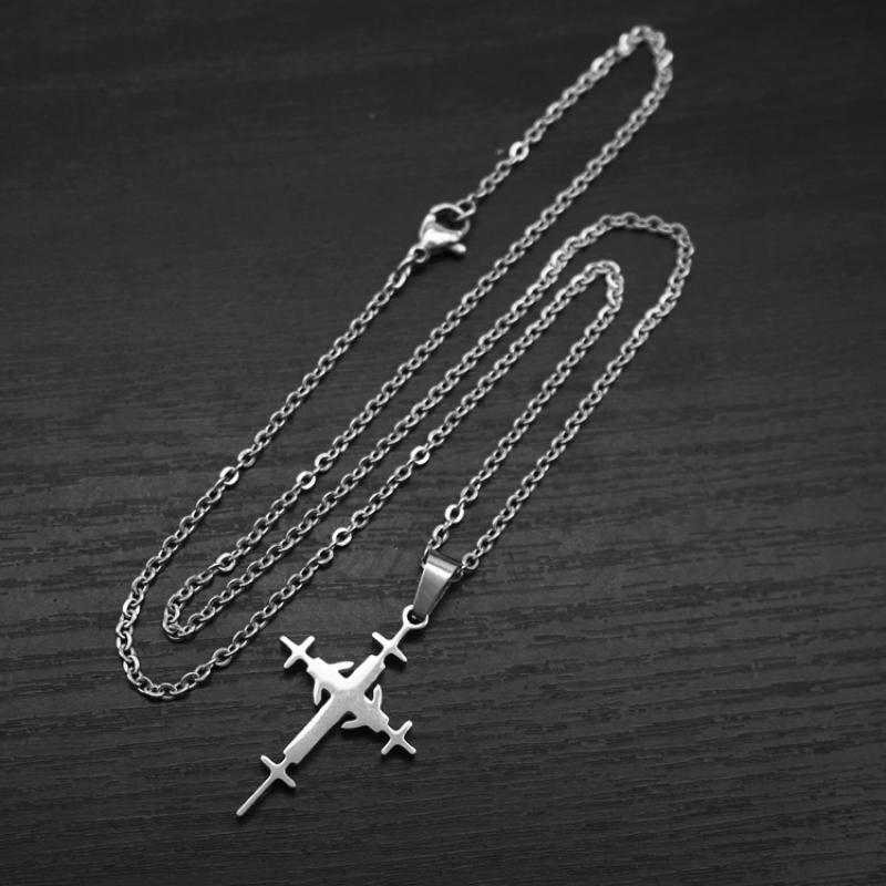 C style steel color with 2mm50cmo chain