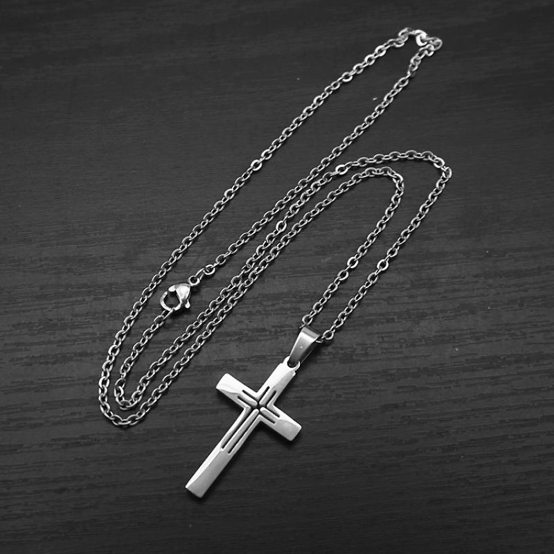 Type a steel color with 2mm50cmo chain
