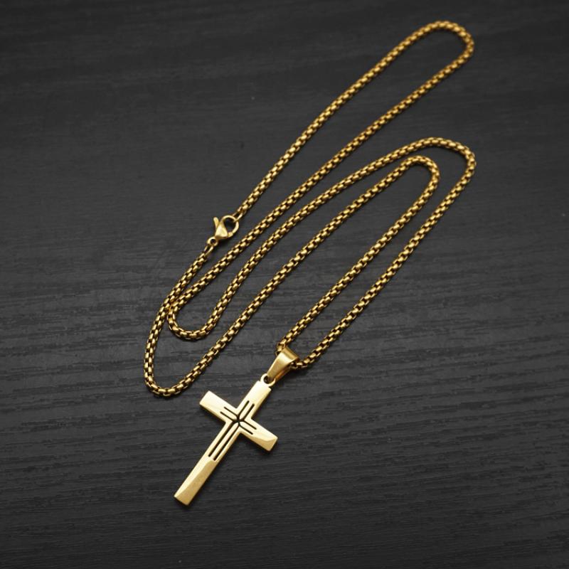 Model a gold with 2mm55cm square pearl chain