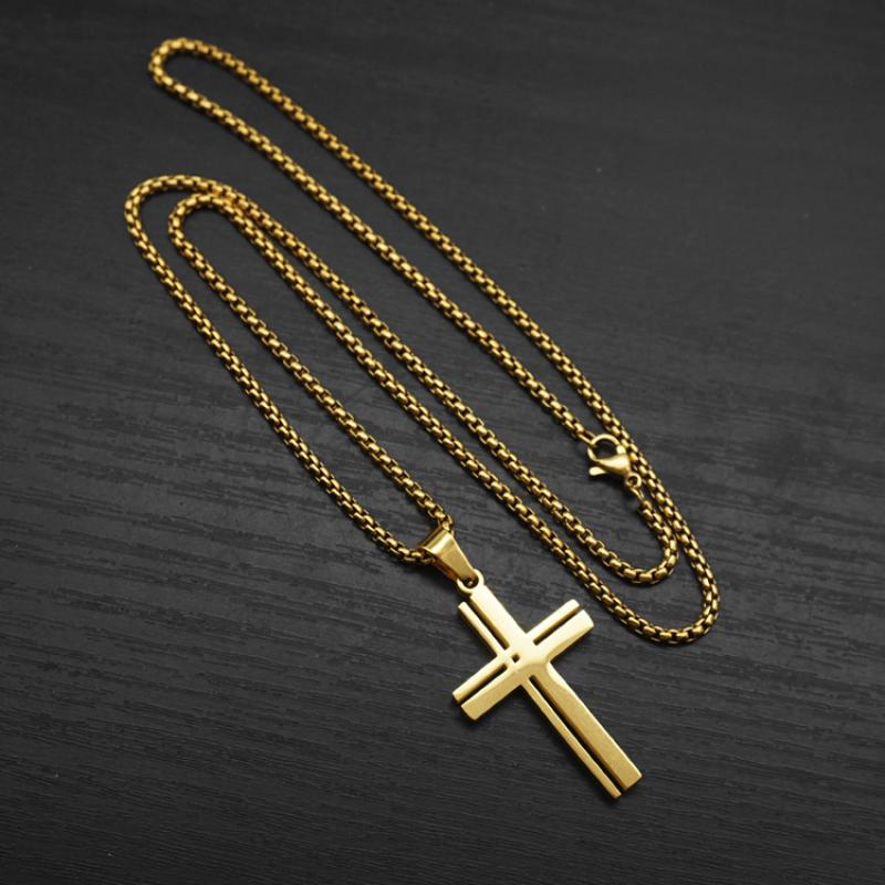 Model b gold with 2mm55cm square pearl chain