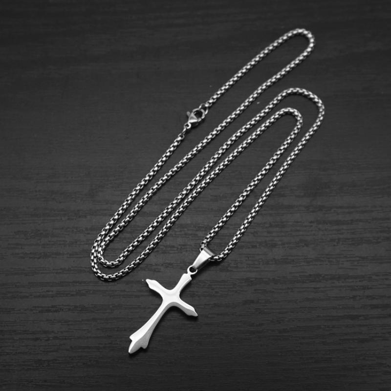 Type a steel color with 2mm55cm square pearl chain