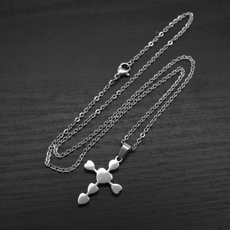 Type b steel color with 2mm50cmo chain