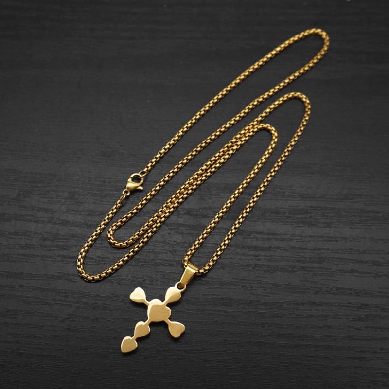 Model b gold with 2mm50cmo chain