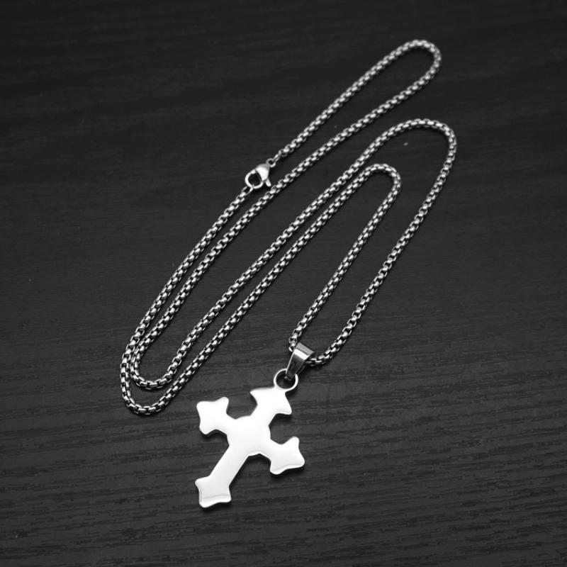 C style steel color with 2mm55cm square pearl chain