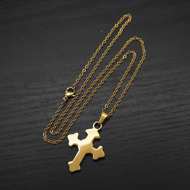 C style gold with 2mm50cmo chain