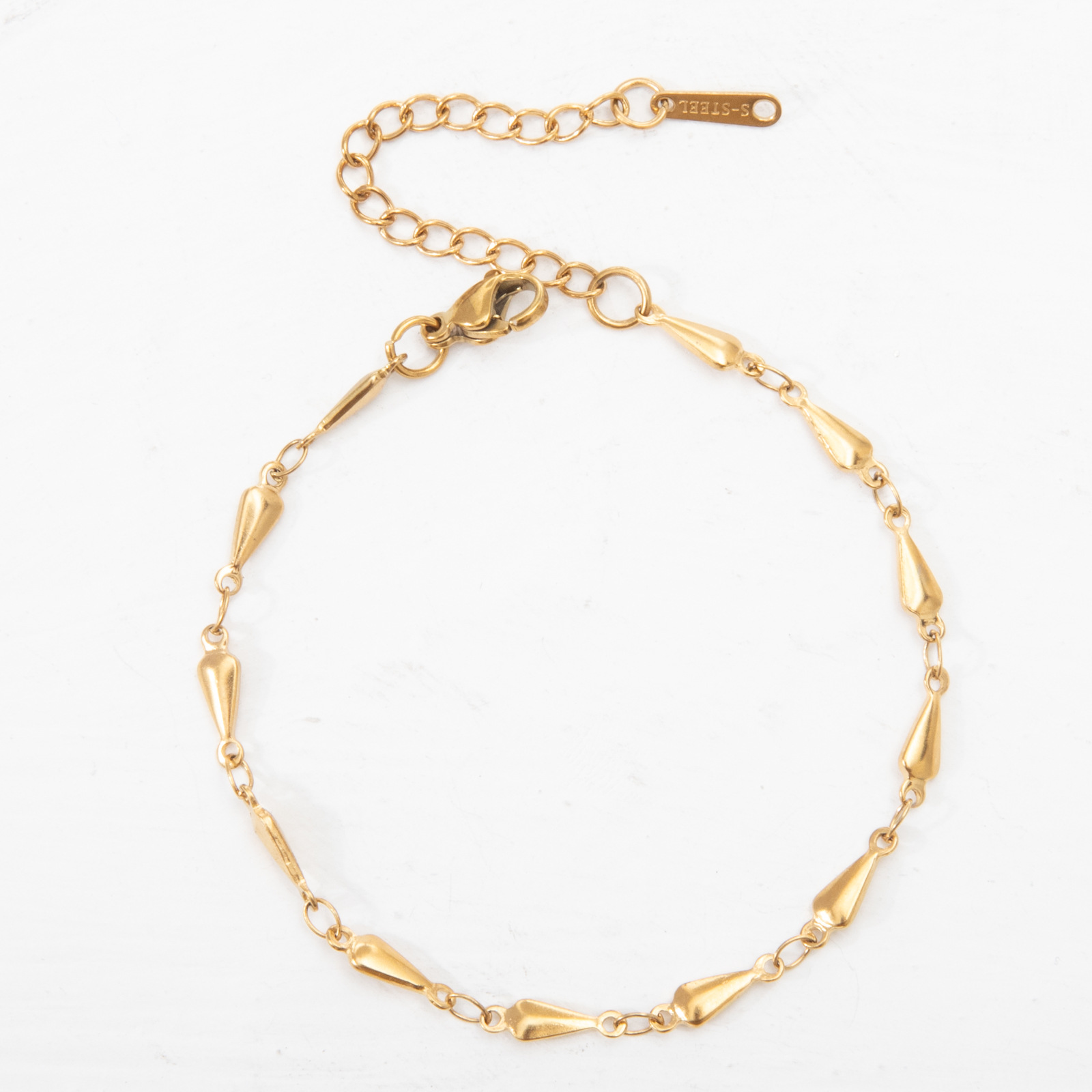 Water drop 3.5mm wide - gold