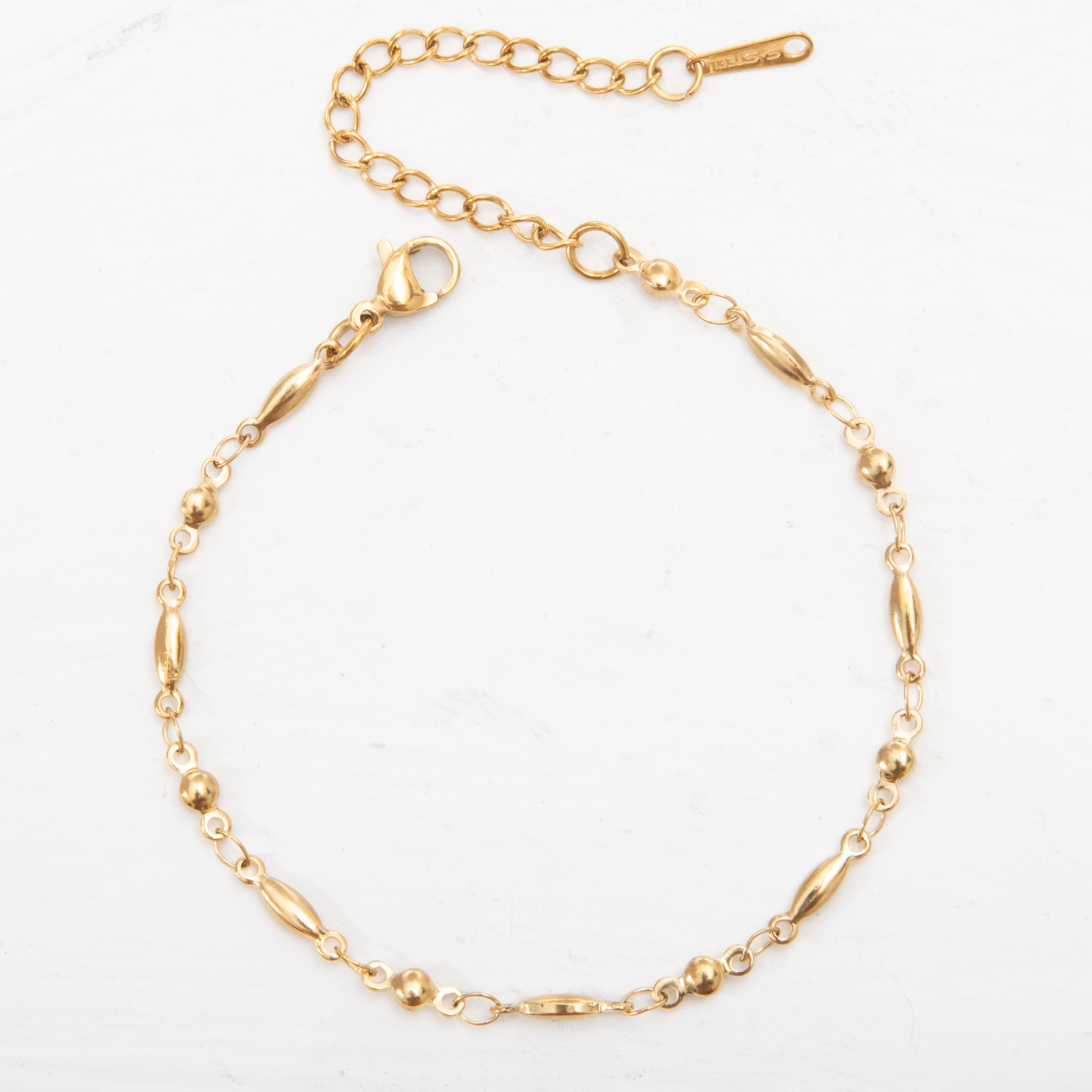 2.5mm olive 3.2mm beads-gold