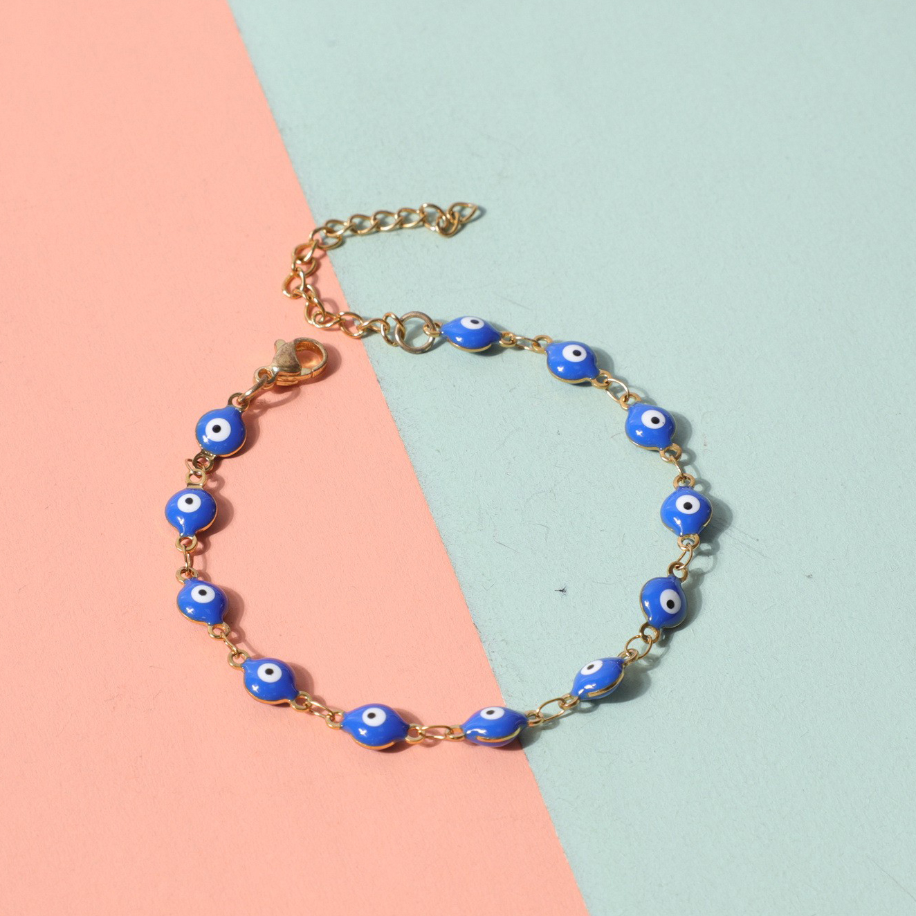 Gold sapphire blue
