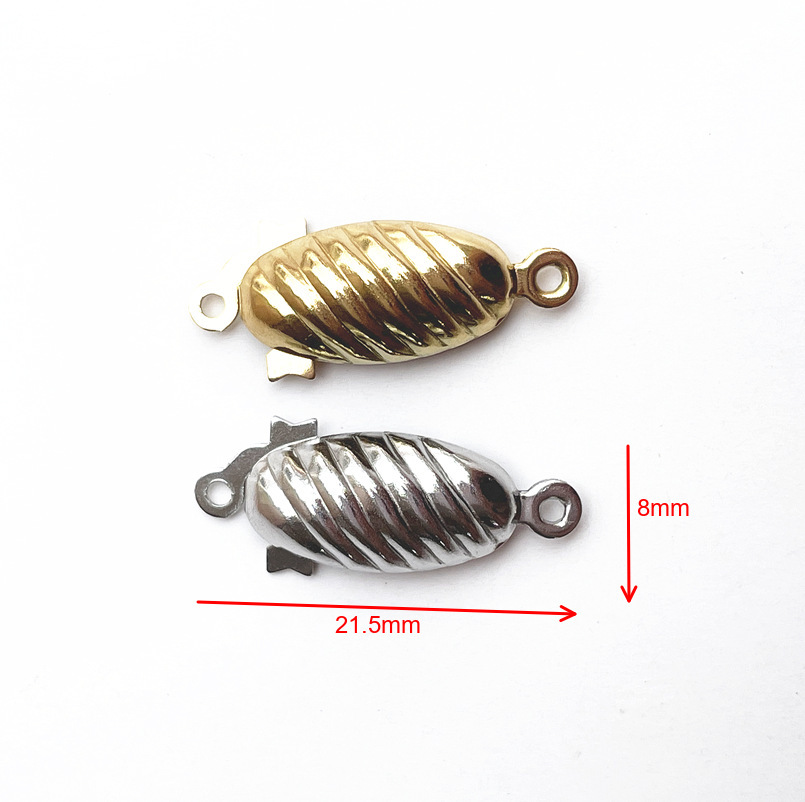 Steel color 21.5*8mm