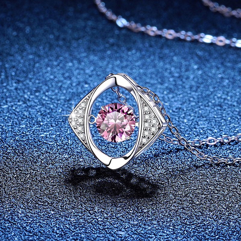 moissanite 1ct pink lotus