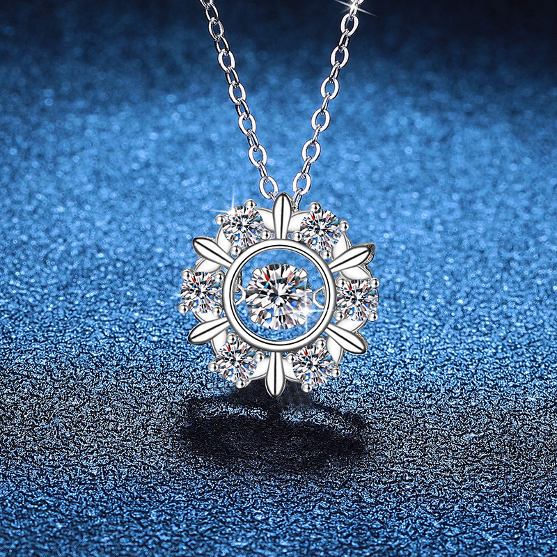 0.5-carat moissanite (white stone)