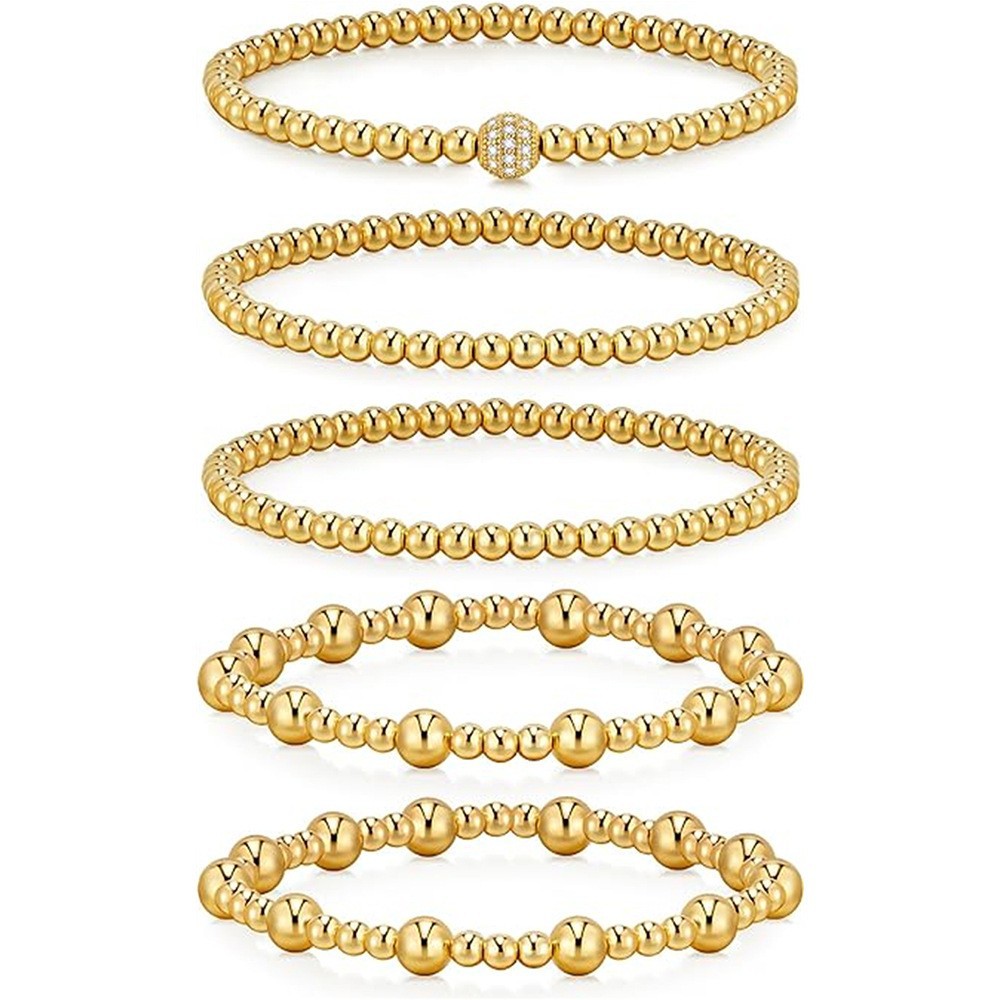 Gold 9-5 piece set with diamonds