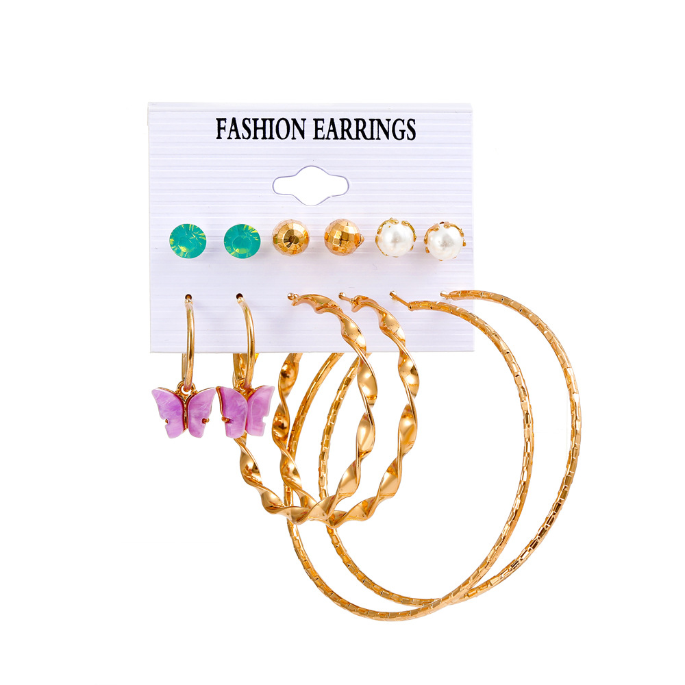 01KC gold# purple butterfly 9853
