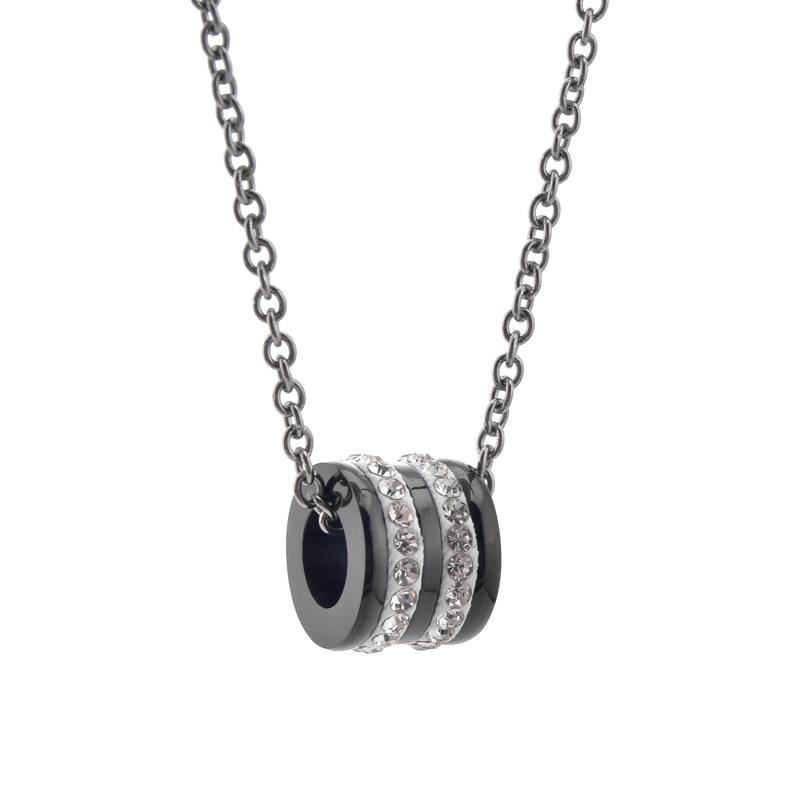Black with chain