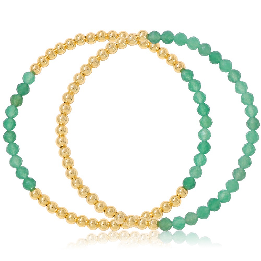 Green aventurine set