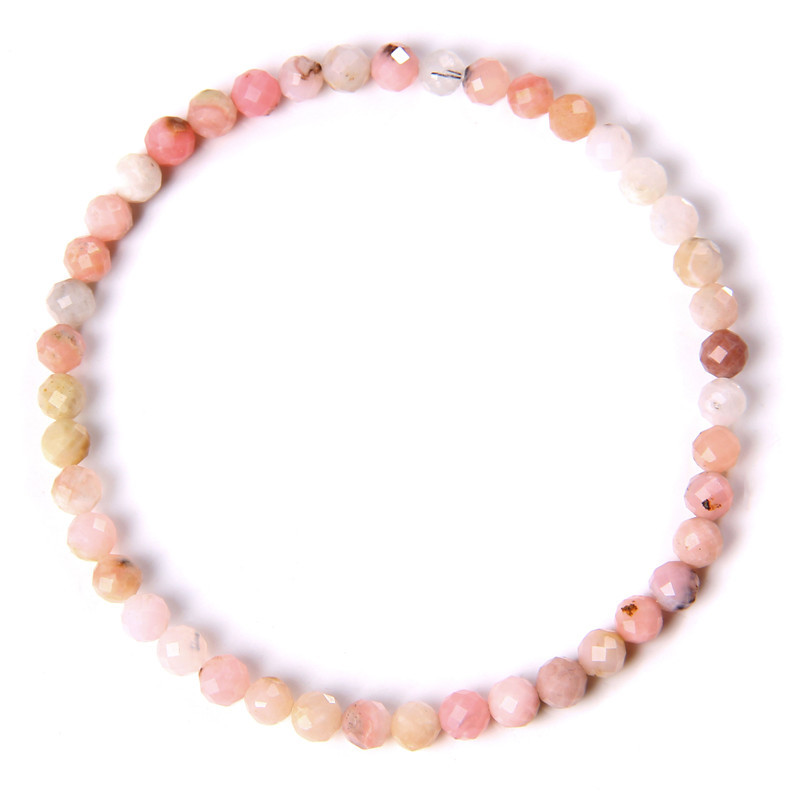 Powder Opal 4mm Cut Beads