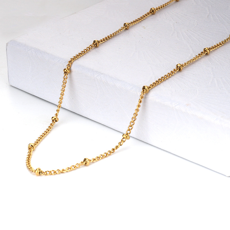 18K gold whip chain (necklace)