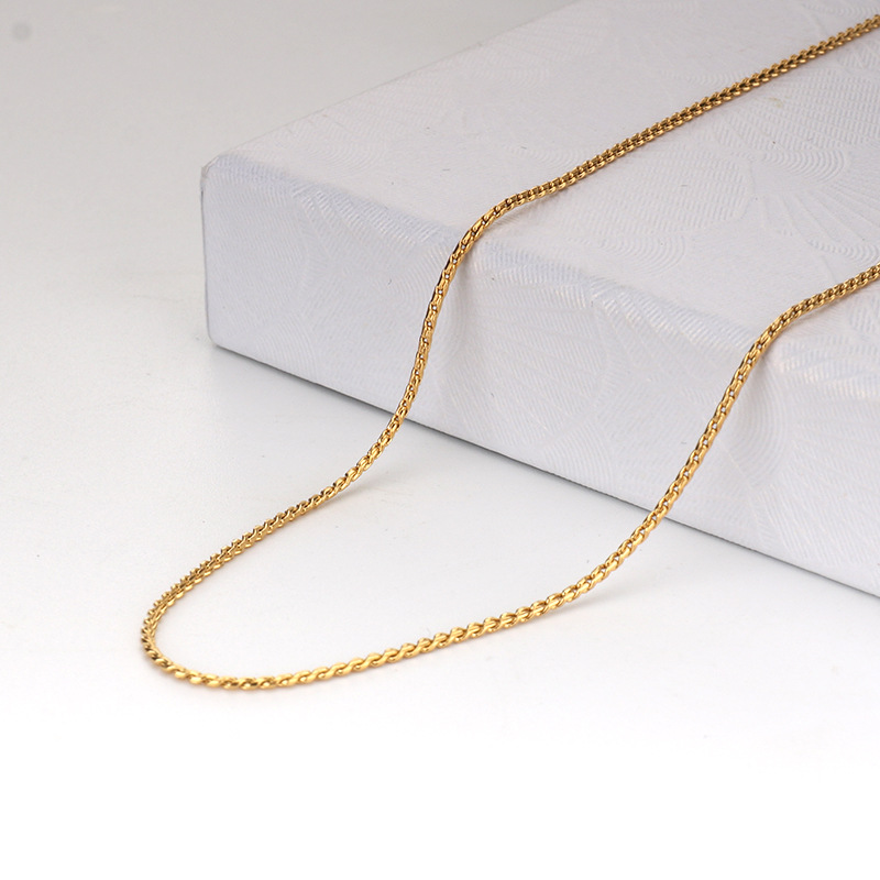 18K gold S Willow chain (necklace)