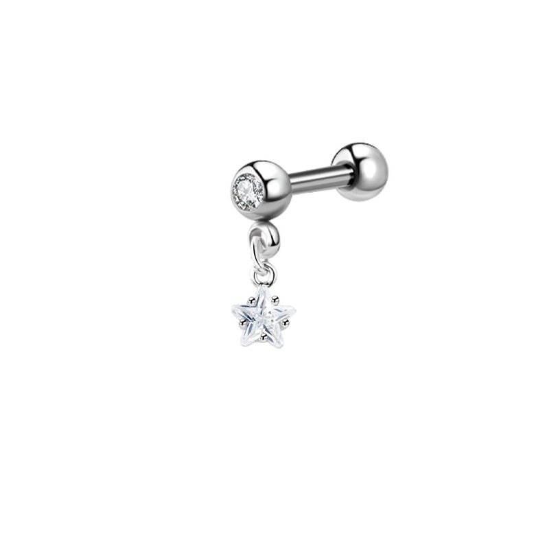Five-pointed star 0.8*7*4 mm(drill ball)