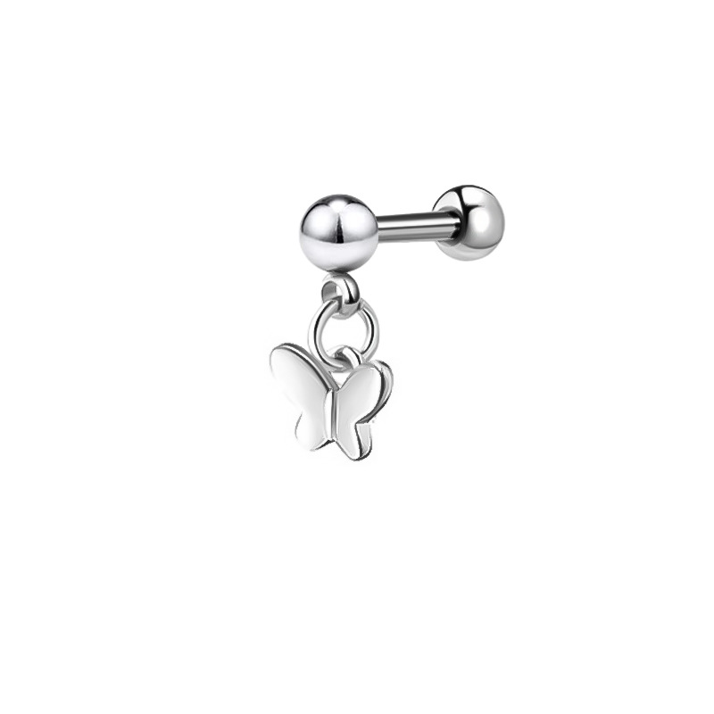 smooth butterfly 1.0*6*4mm (steel ball)