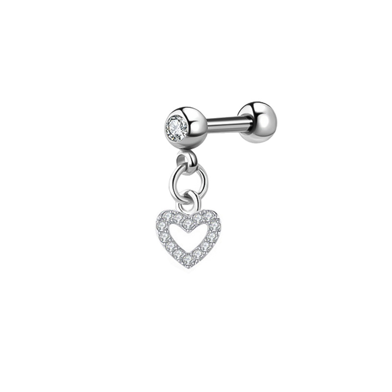 Hollow love 0.8*7*4mm (drill ball)