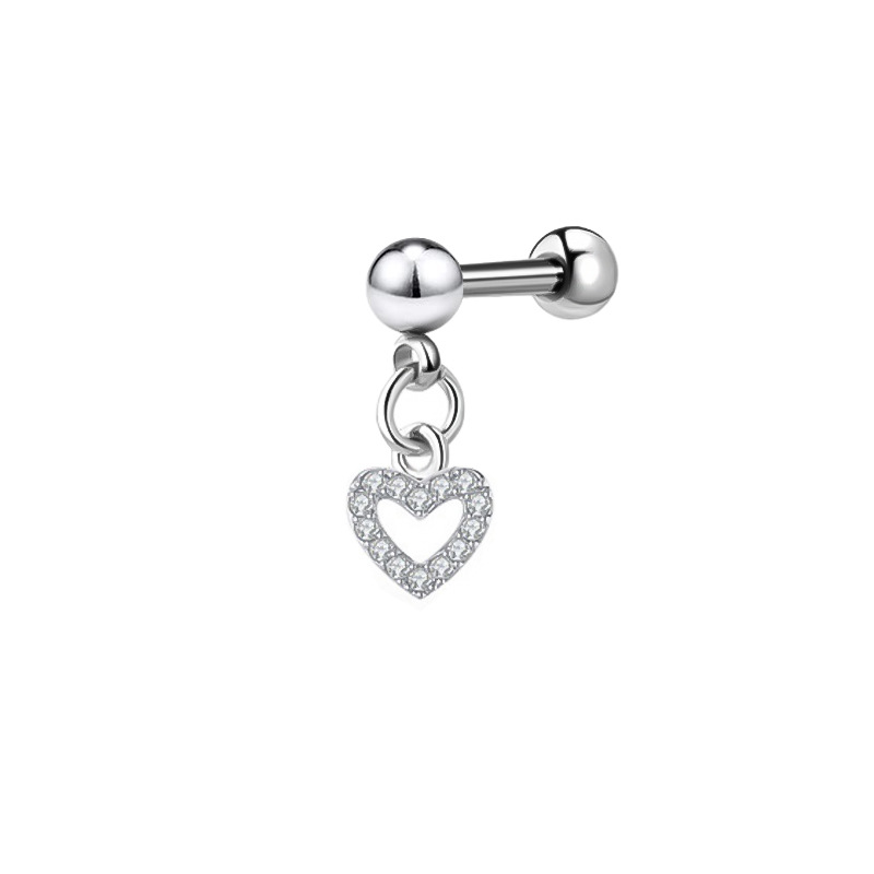 Hollow love 1.0*6*4 mm(steel ball)