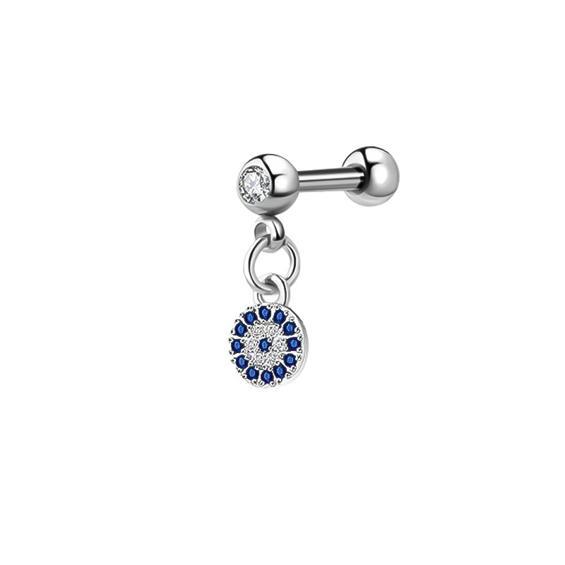 Round cake blue 1.2*6*4mm (diamond ball)