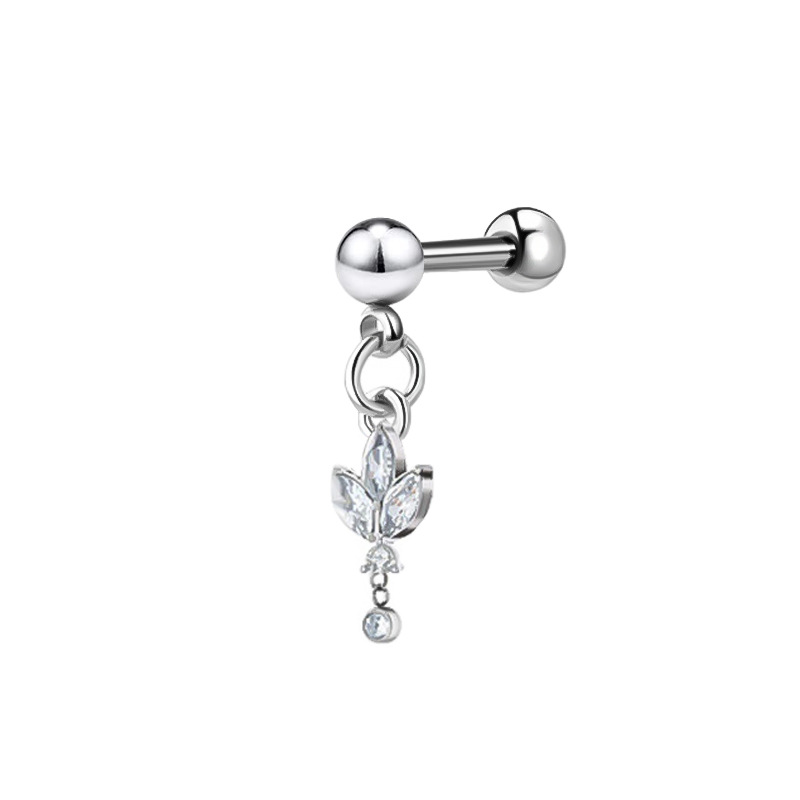 Zircon pendant 1.0*6*4 mm(steel ball)