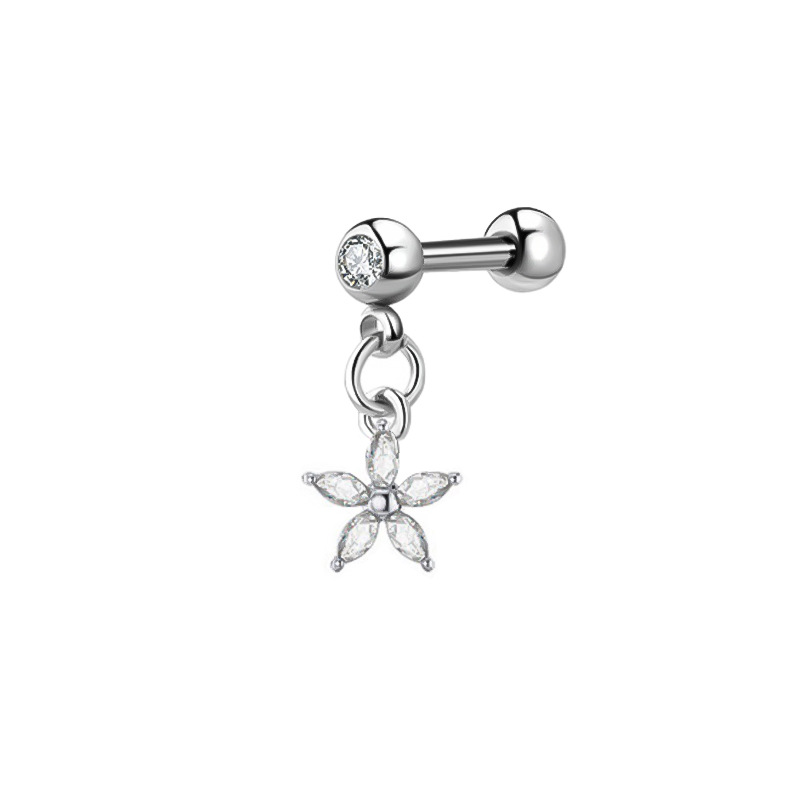 Zircon flower 1.2*6*4mm (diamond ball)