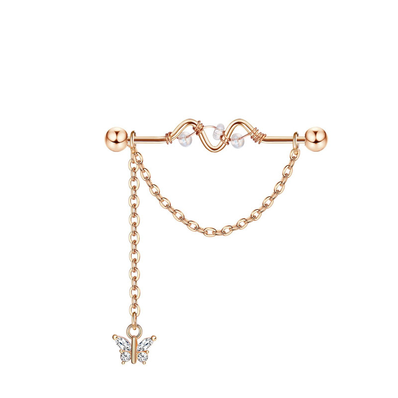 Pendant butterfly (rose gold)