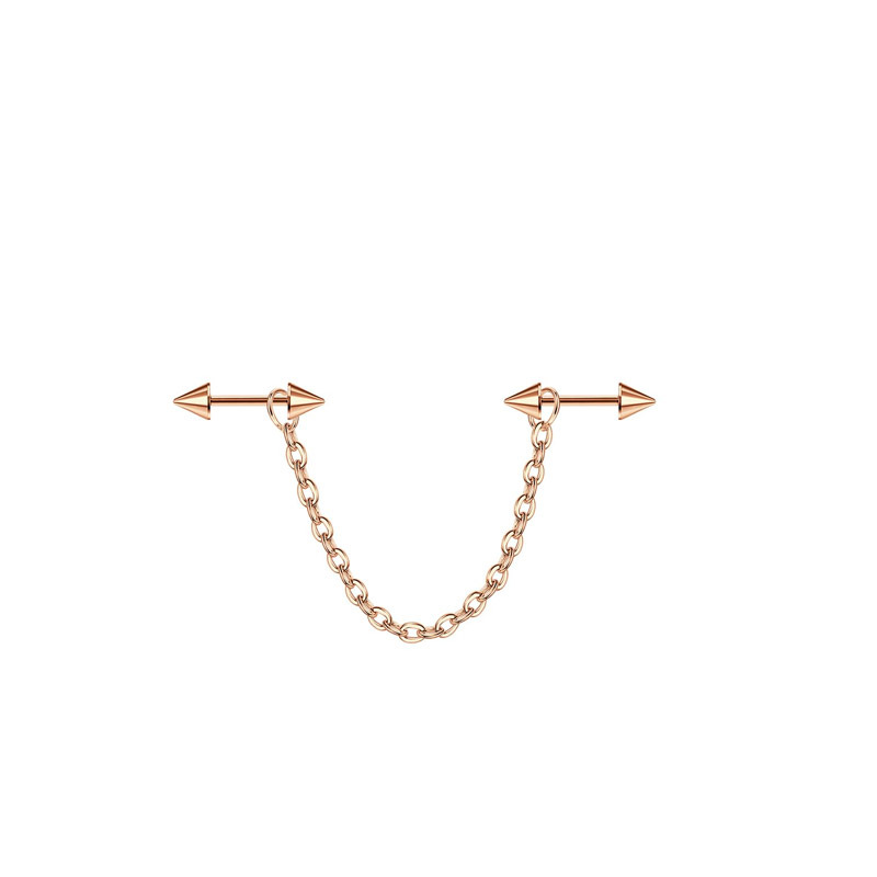 Pointed cone style (rose gold 6cm)