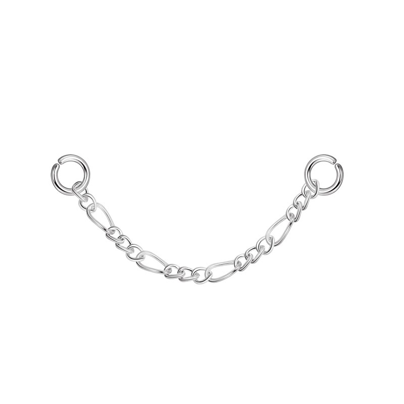 Two chain clauses (steel color 3.5cm)