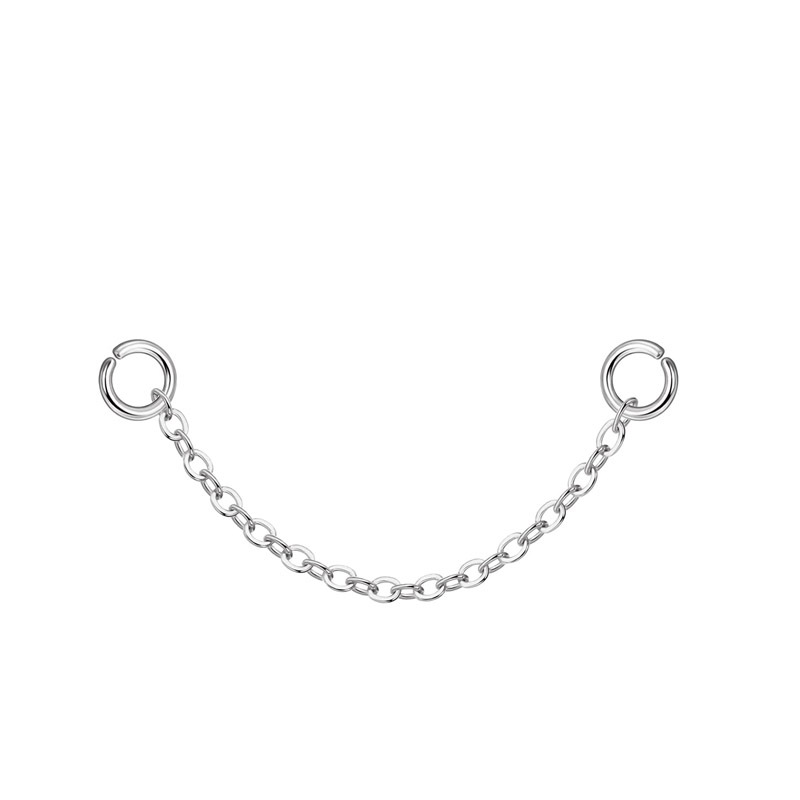 Cross chain (steel color 3.5cm)