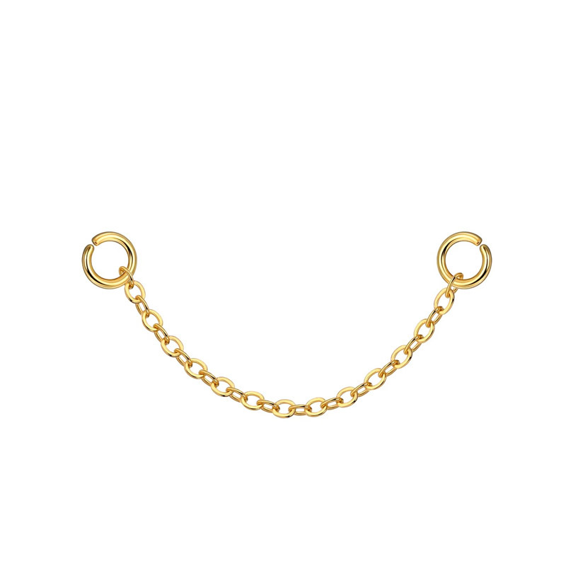 Cross chain (gold 3.5cm)