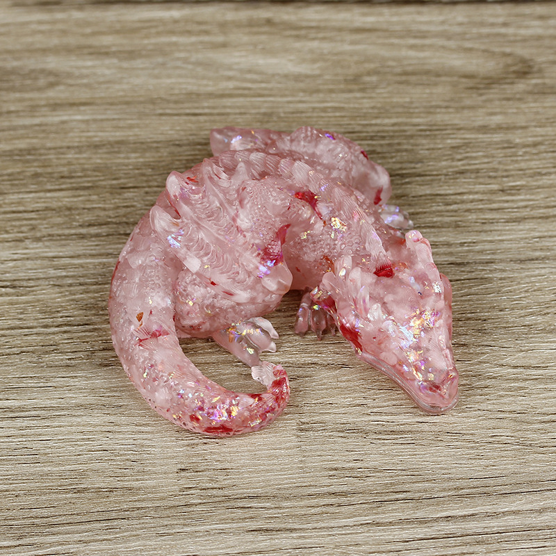 07 Pink Crystal Red Sequins