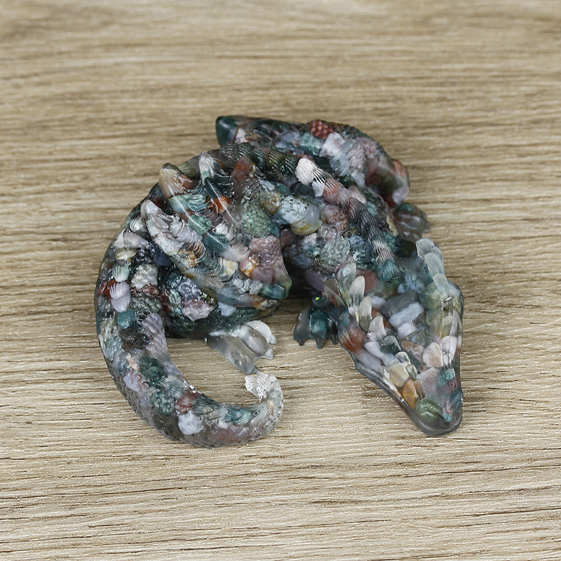 08 Seaweed Agate Sequins