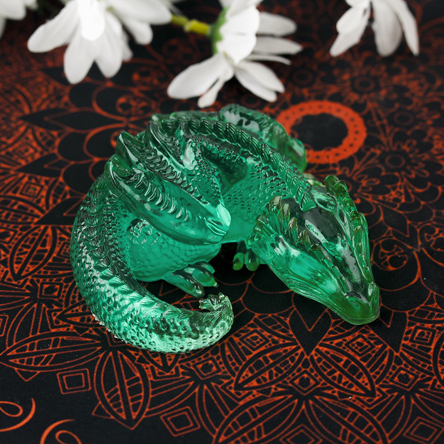 21 green sleeping dragon