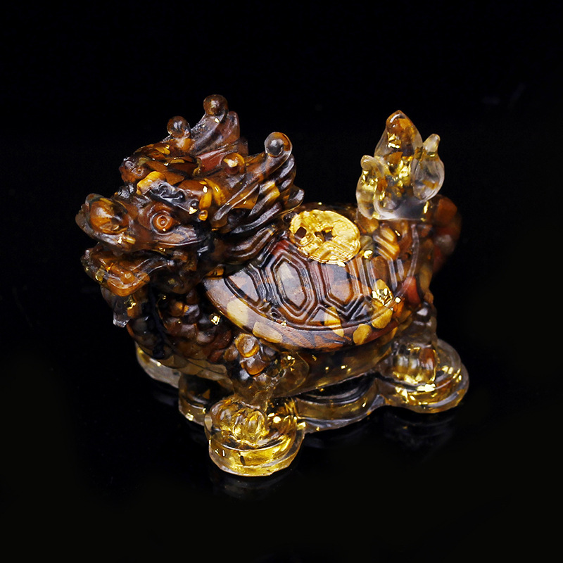 02 tiger eye stone copper coins
